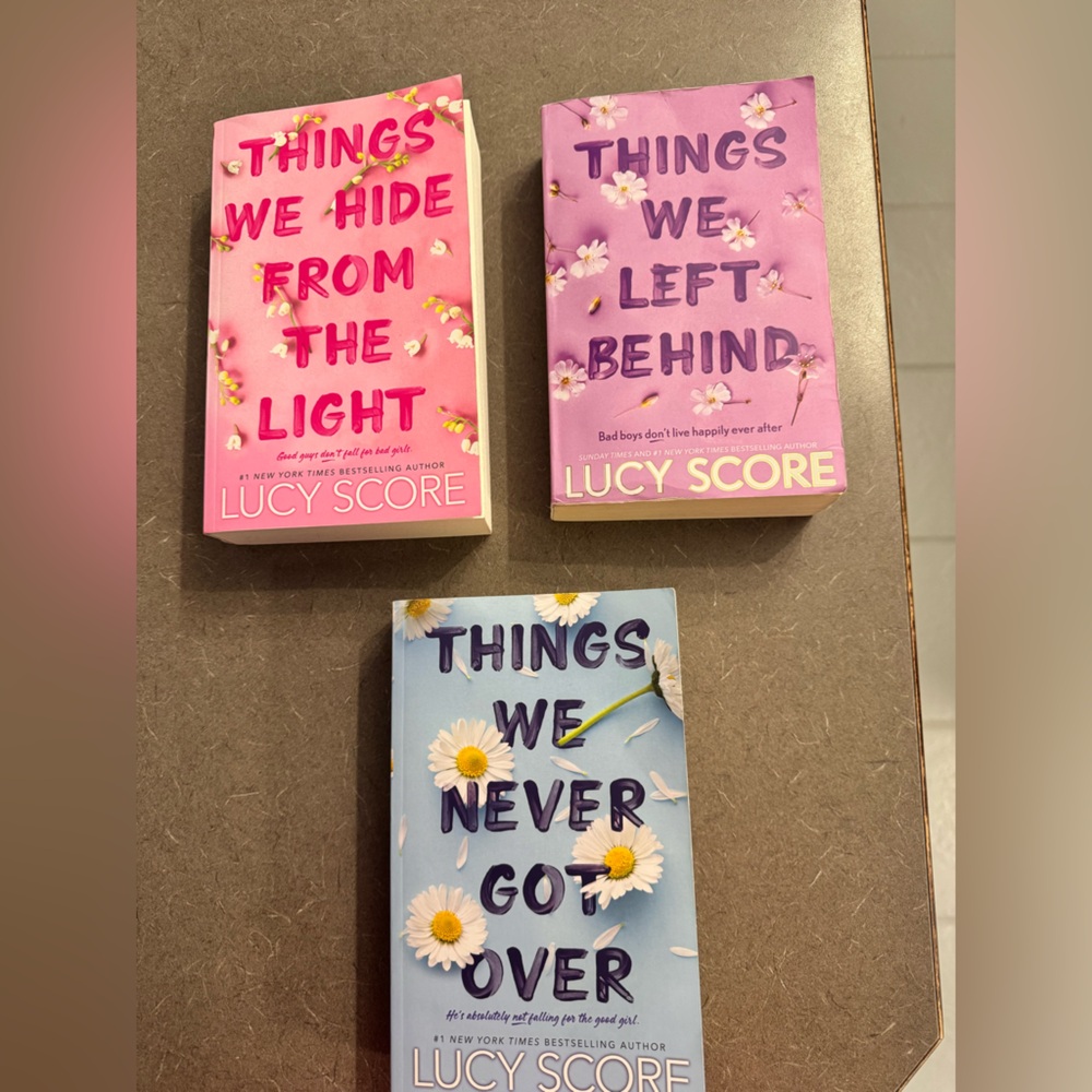 Home Accent Book Set - Pink, Blue, Purple